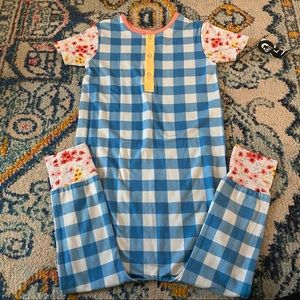 Rags to Raches spring girls romper 5/6 NWT
